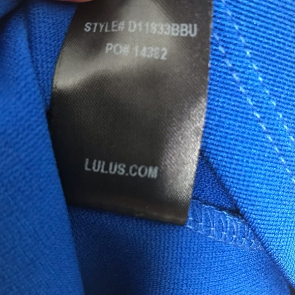 Lulus Skater Dress Darling Delight Royal Blue XS Cocktail PartyTwirl Dress - Picture 7 of 8